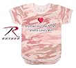 Rothco Baby "My Dad Is in the Army" One Piece in Pink Camo