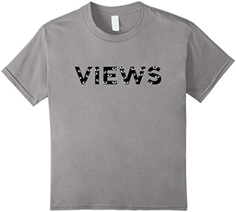 Kids Views t shirt 10 Slate