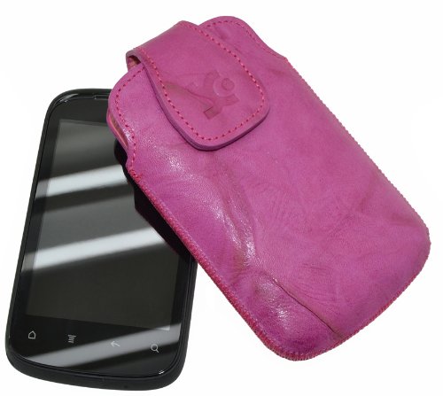 Suncase Original Tasche f&uuml;r HTC Desire C wash-lila Preisvergleich