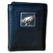 Philadelphia Eagles Executive Leather Trifold Wallet in a Tin - NFL Football Fan Shop Sports Team Merchandise