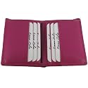 Emma Zelia - Pink Leather Card Wallet
