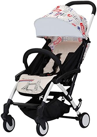 Chbaby Lightweight Folding Baby Stroller 4 Wheels with Safe Shock Suspension (London Holiday)