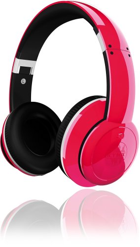 Icy Box Big City Vibes Kopfhörer (3,5mm Klinkenstecker) rot