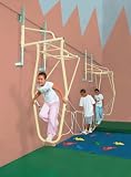 Sportime 106918971 The AdventureBridge System Wall-Mounted Suspension