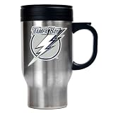 Great American Products Tampa Bay Lightning NHL Stainless Steel Travel Mug - Primary Logo