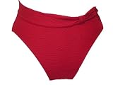 Body I.D. Red Textured Swim Bottom w/ Rollover Belt (16)