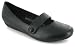 Platino "Hetal" Girls School Shoes On Low Wedge - Black