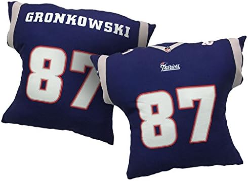Patriots #87 Gronkowski Pillow 2016 Chrismas Day Navy Blue Throw Pillows