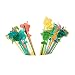 25 Assorted Tropical Tiki Drink Stirs/swizzle Sticks