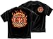 Fire Rescue Emblem T-shirt by Erazor Bits
