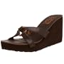 Cobian Women's Sandi Flip Flop,Chocolate,8 M
