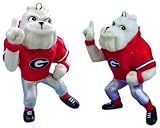 Champion Treasures NCAA Georgia Bulldogs 2 Pc. Porcelain Figure Ornament Set