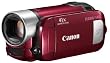 Canon LEGRIA FS 406 SD-Camcorder (SDXC/SDHC/SD-Slot, 37-fach optischer Zoom, 6,7 cm (2,7 Zoll) Display, bildstabilisiert) rot