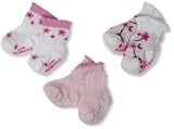 Robeez Baby-Girls Newborn 3 Pack Cherry Blossom