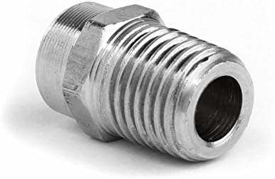 ETD 1/4" Male NPT Stainless Steel Pressure Washer Screw Type 4000 PSI Spray Tip Nozzle 15 Degree 4.5 Orifice