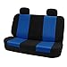 FH GROUP FH-FB102114 Classic Cloth Car Seat Covers Blue / Black color