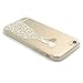 iPhone 6 Case, iPhone 6s Case,JAHOLAN TPU Silicone Gel Soft Clear Case Cover for iPhone 6 6S - White Beautiful Butterfly Girl