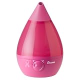 Crane Drop Shape 2.3 Gallon COOL Mist Humidifier, Pink