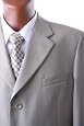 Men`s Single Breasted Oxford Super 150`s Wool Feel Dress Suit