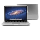 GMYLE(R) Transparent Clear Crystal See Thru Hard Shell Clip Snap On Case Skin Cover for Apple 13.3" inches Macbook Pro Aluminum Unibody - With TPU Transparent Protective Keyboard Cover - 2 in 1 -