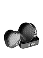 Premier Housewares Set Molde Para Horno Desmontable 3 Uds. Negro