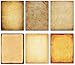 Stationery Paper - Old Fashion Aged Classic Antique & Vintage Assorted Design ? Double-side Parchment Paper - Perfect for Certificate, Crafting, Invitations & other Art Projects - 8.5x11 Inches (120)