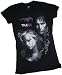 True Blood Neck Bite Crop Sleeve Fitted Juniors T-Shirt
