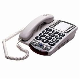 Ameriphone XL30 Phone with 30-dB Amplification and Large Keypad (White)
