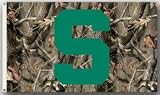 Michigan State Spartans 3'x5' Realtree Camo Flag
