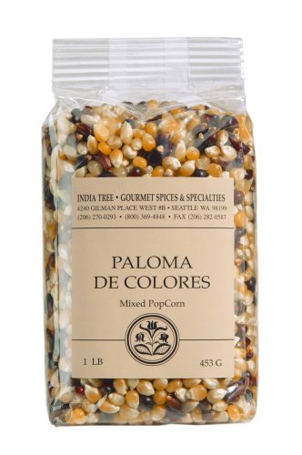 India Tree Paloma de Colores PopCorn, 1 Pound (Pack of 4)