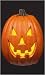 Illuminating Happy Jack-O-Lantern 60in Translucent Window Poster