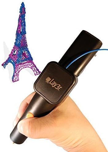 Lay3r 3D Drawing Pen (Includes 3-Spool of Filament Black, White and Blue) by Lay3r
