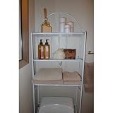 ATHome Contemporary Bath Space Savers, White