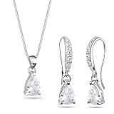 Elli Damen-Schmuckset Klassik 925 Silber Länge 45cm 0906261411_45
