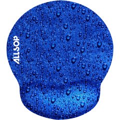 Allsop 28822 Mouse Pad Pro Memory Foam Mouse Pad (Raindrop Blue)