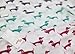 (11 COLORS) Bella Doxie Dachshund Dog Scarf, Women's Animal Print Tassel Shawl