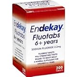 Endekay fluotabs 6+ years 2.2mg 200 pack