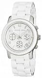 Michael Kors White Polyurethane Chronograph Ladies Watch MK5423