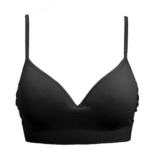 Sexy Sports Women's Stretch Racerback Bra Padded Yoga Exercise Tank Top Seamless Black M