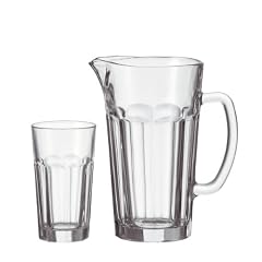 LEONARDO 022499 - Set 7tlg. Gl�serset und Krug Rock