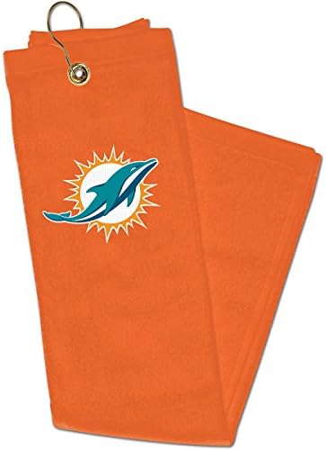 Miami Dolphins NFL Embroidered Golf Towel