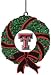 Texas Tech Red Raiders Memory Company Team Mascot & Wreath Christmas Tree Ornament NCAA College Athletics Fan Shop Sports Team Merchandise