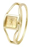 Geneva Platinum Bangle Square Face Women's Watch