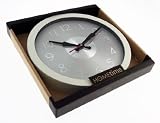 Funky Bold Design 13" White, Red & Black Round Wall Clock