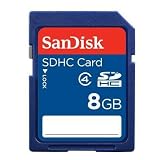 Selected 8GB SDHC Memory Card By SanDisk