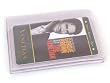 Set of 2 - 12 Page Plastic Wallet Inserts for Pictures or Credit Cards Fits Trifold or Bifold, Twofold, Billfolds (Be sure to look at the illustration to see the fit)