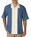 Cubavera Ivory Inset Panel Camp Shirt