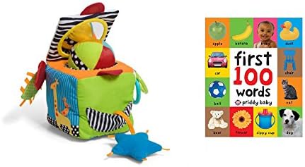 Baby Big Top Discovery Cube Development Toy &amp; First 100 Words Toy for Kids, 2 Pack