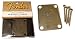 FENDER CHROME NECK GUITAR BOLT PLATE 