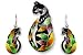 Clearly Charming Time To Leave Cat Sterling Silver and Enamel Pin & Earring Set